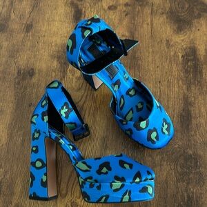 ASOS Design presta square toe platform high